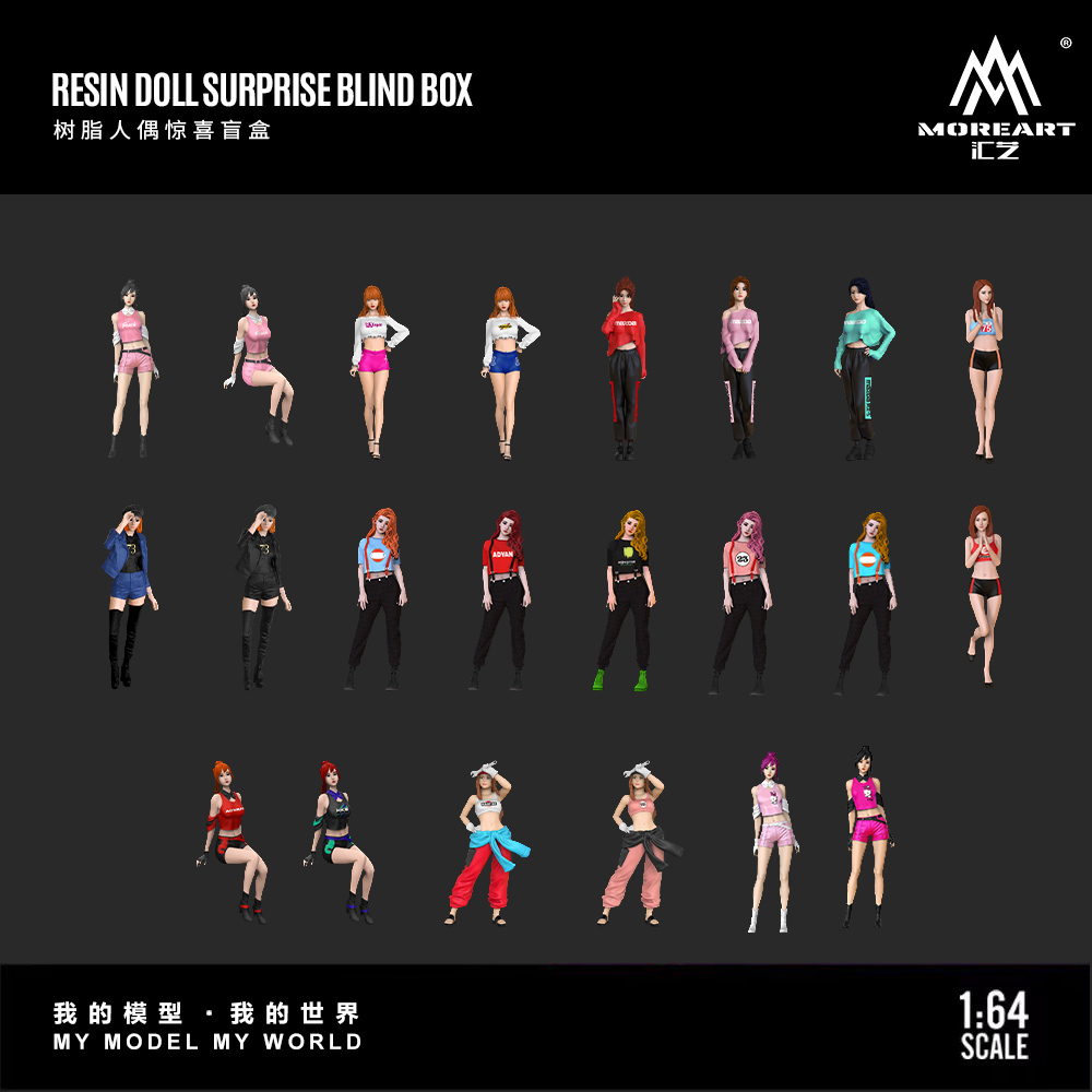Model Kit Display - More Art 1:64 Handmade Resin Figurine