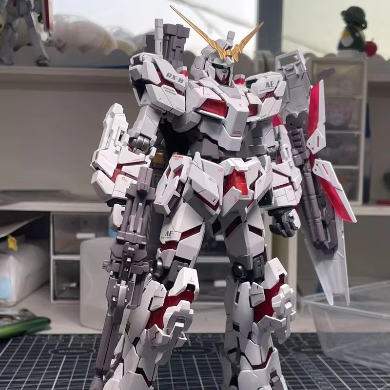 Model Kit Gundam Wing - In Stock Hg 1/144 Rx-0 Unicorn