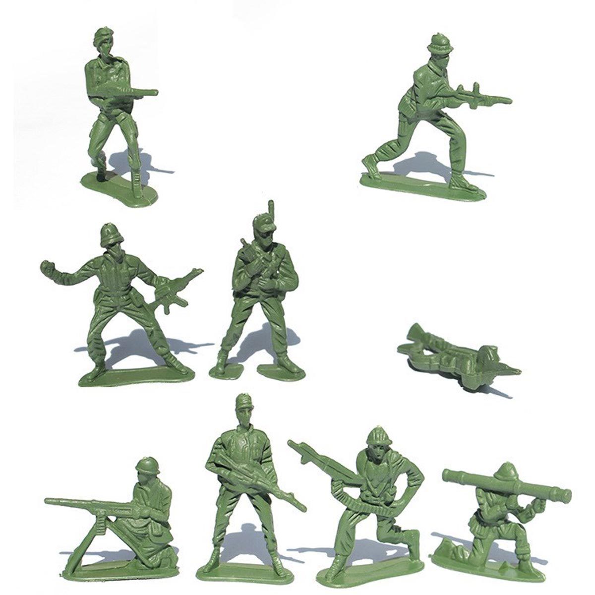 Model Kit Figures - 21Pcs Military Plastic Soldier Figure Set