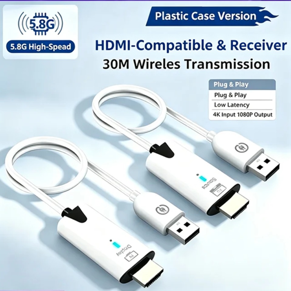 Model Kit Display - 5G 1080P 30M HDMI-Compatible Video Audio