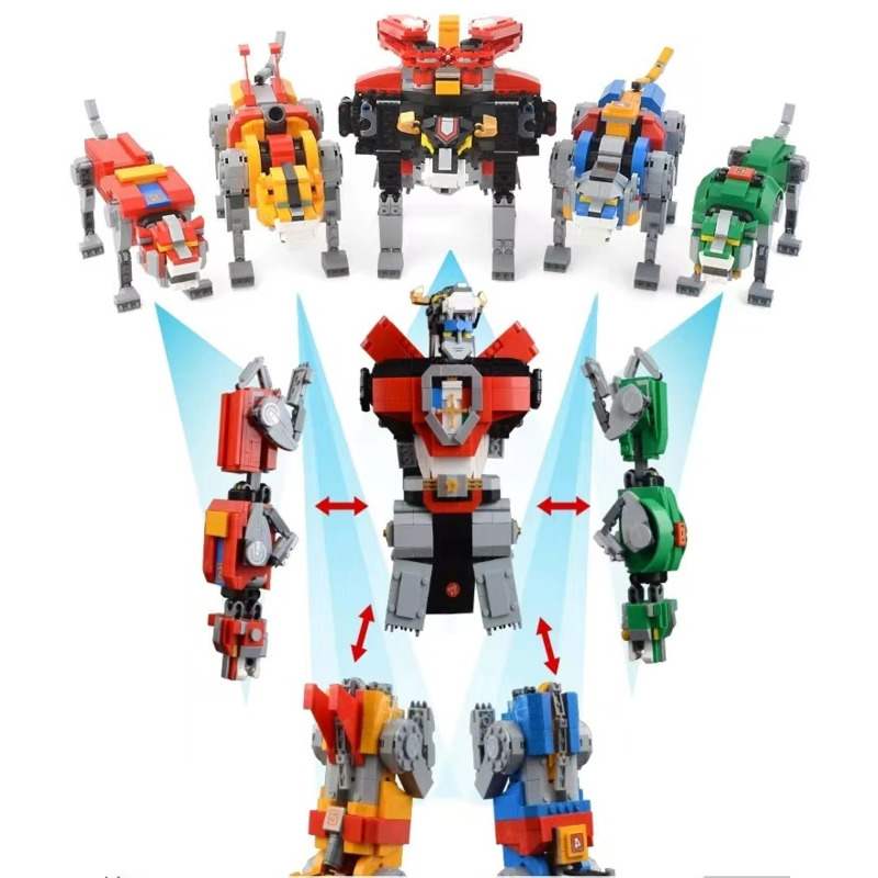 5 In 1 Transformers Action Fig - đánh giá và giá Model Kit Voltron