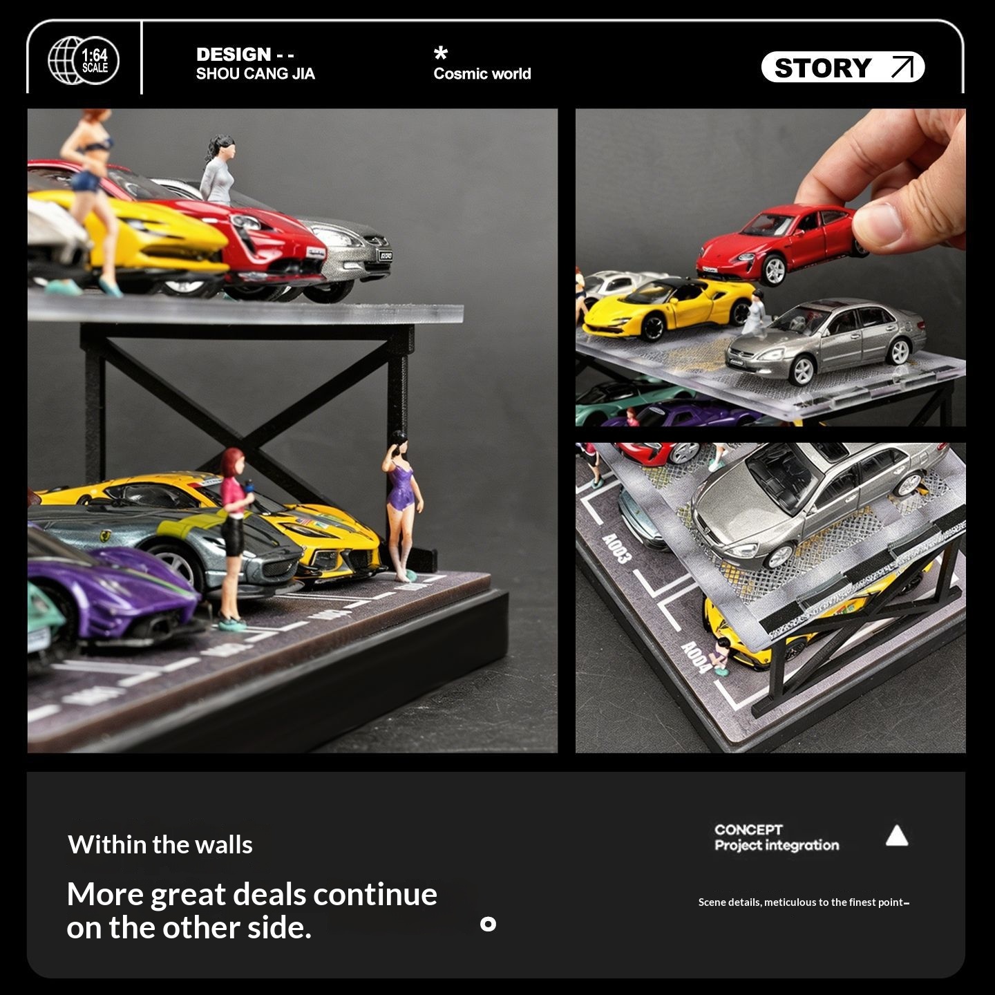 Collector 1:64 Scale Two-Story - đánh giá và giá Model Kit Display