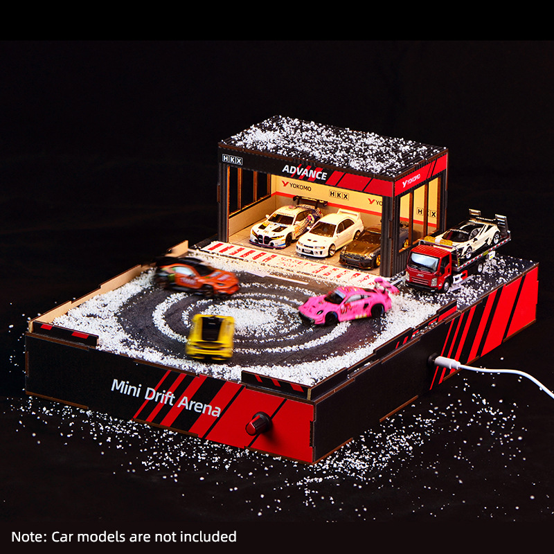 1:64 Scale DIY Drift Track Dio - đánh giá và giá Model Kit Display