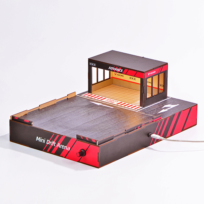1:64 Scale DIY Drift Track Dio - đánh giá và giá Model Kit Display