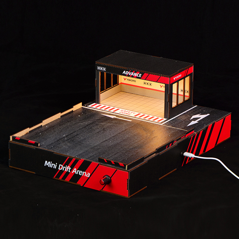 1:64 Scale DIY Drift Track Dio - đánh giá và giá Model Kit Display