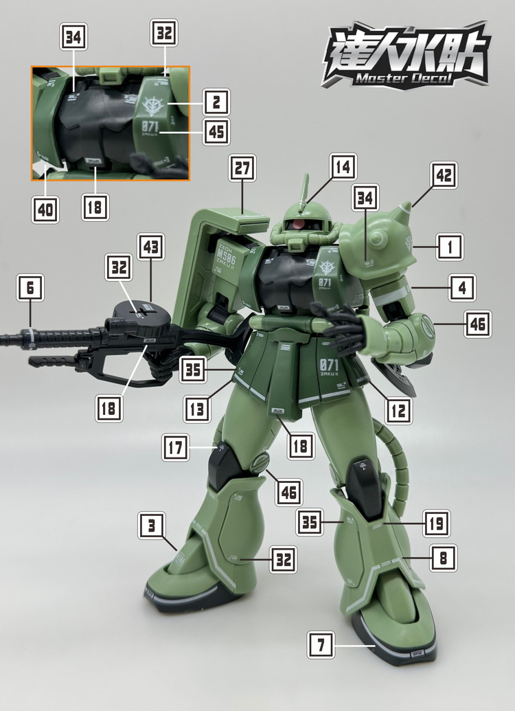 Master Decal H028 Fluorescent  - đánh giá và giá Model Kit Gundam Wing