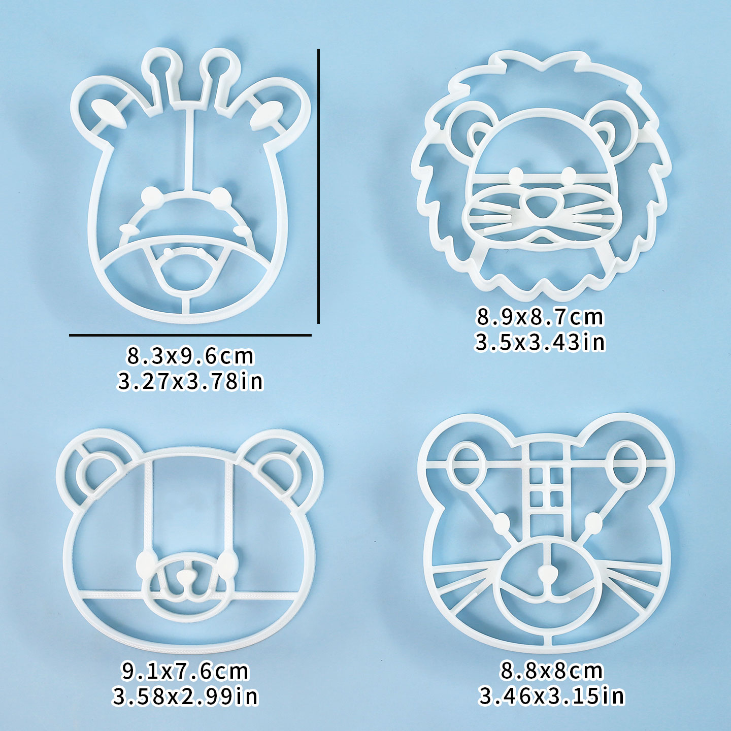 4 Pcs Animal Cookie Cutters Se - đánh giá và giá Model Kit For Beginners