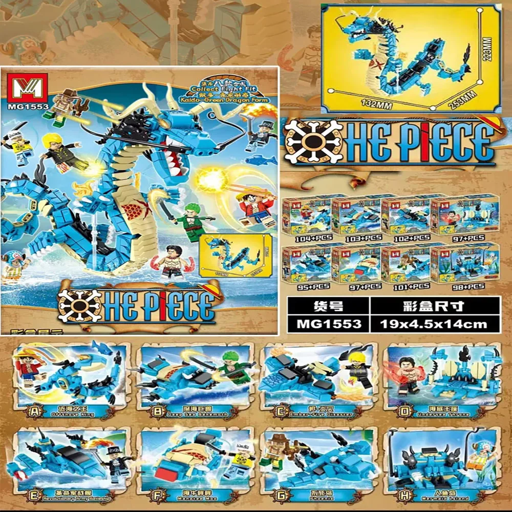 8in1 One Piece Building Blocks - đánh giá và giá Model Kit Ixchel