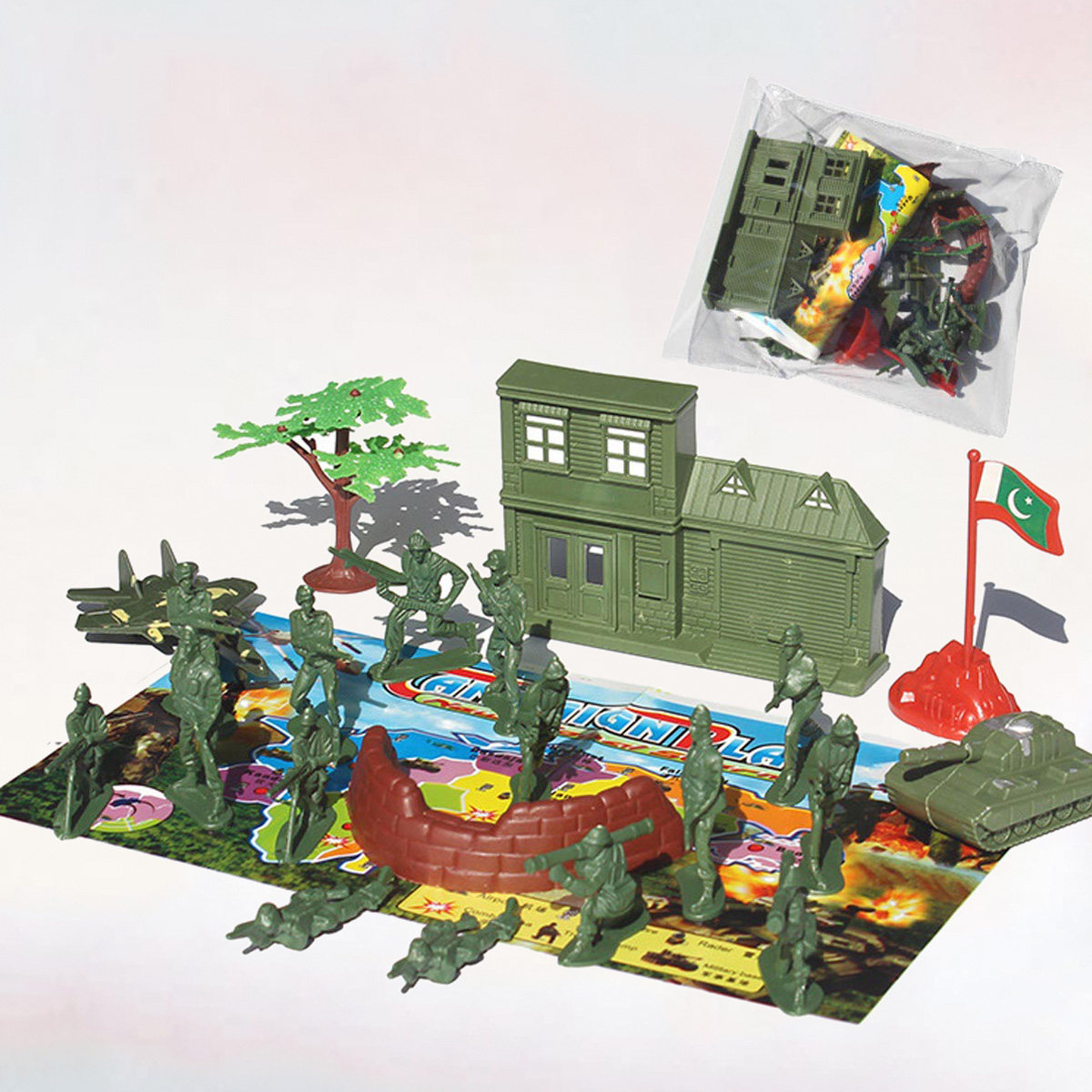 21Pcs Military Plastic Soldier - đánh giá và giá Model Kit Figures