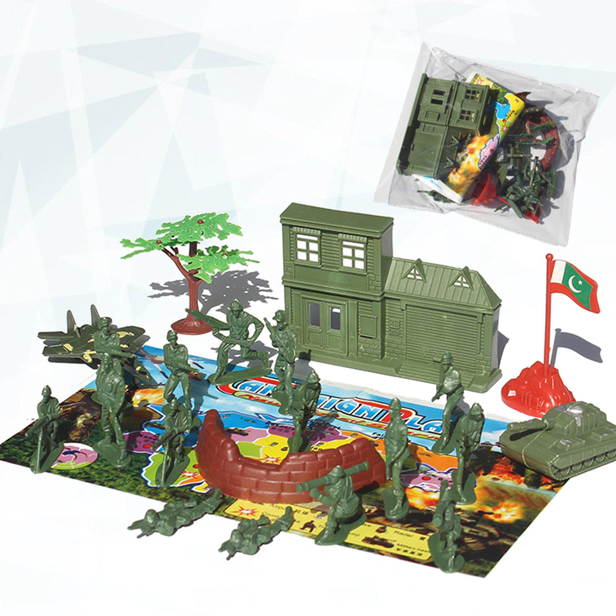21Pcs Military Plastic Soldier - đánh giá và giá Model Kit Figures