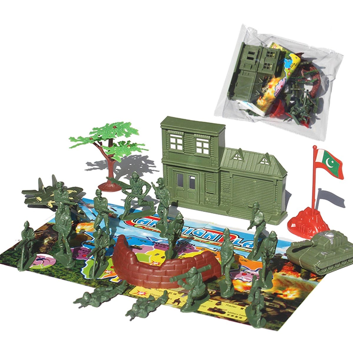 21Pcs Military Plastic Soldier - đánh giá và giá Model Kit Figures