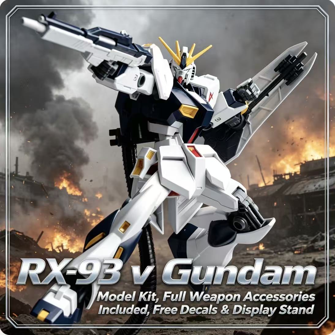 93HG 1/144 ENTRY GRADE RX-93 V - đánh giá và giá Model Kit Gundam Wing